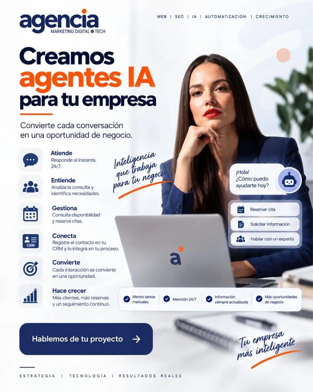 asistentes o agentes IA para empresas